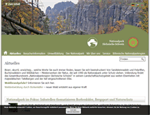 Tablet Screenshot of nationalpark-saechsische-schweiz.de